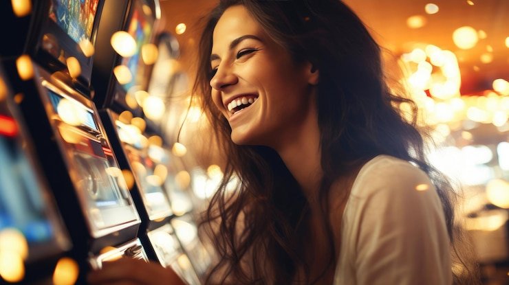 Antarmuka aplikasi ina jp menampilkan lobby permainan lotre dengan kategori Andar Bahar, Teen Patti, dan Crazy Time